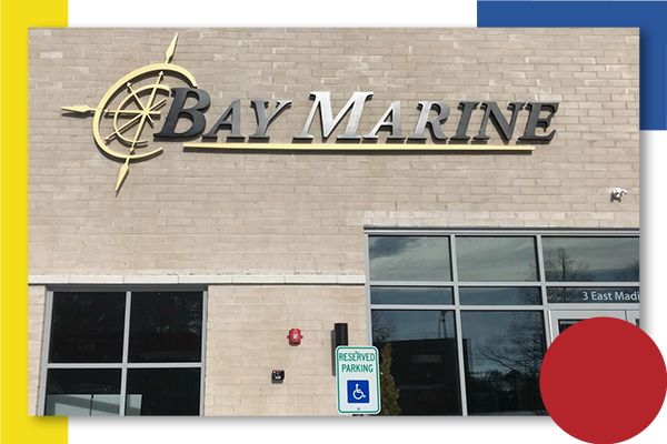 bay marine sign