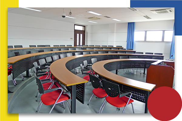classroom with chairs